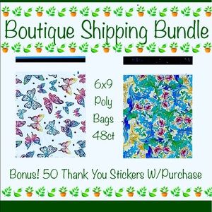 48pcs 6x9’ Mix ~ Poly mailer Bags 🌿🆕🌿
~BONUS! 48ct Free Thank You Stickers